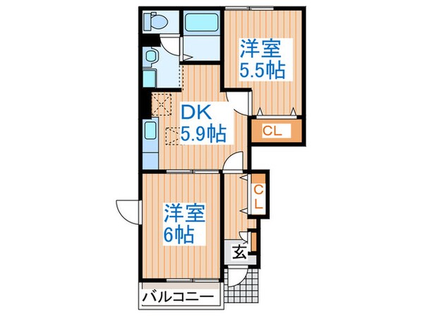 ベルウッドの物件間取画像